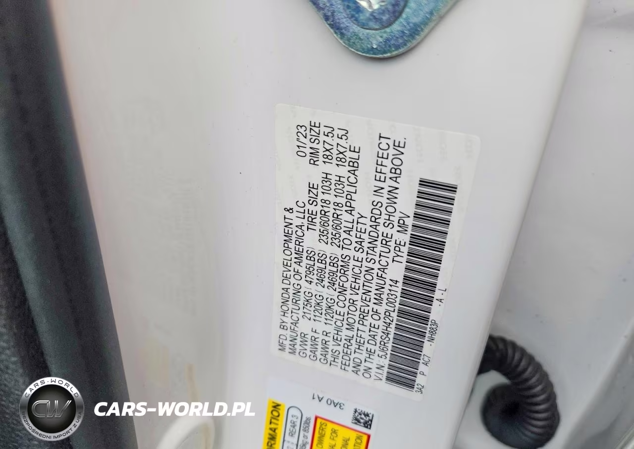 2023 Honda Cr-V Ex VIN:5J6RS4H42PL003114 - 13