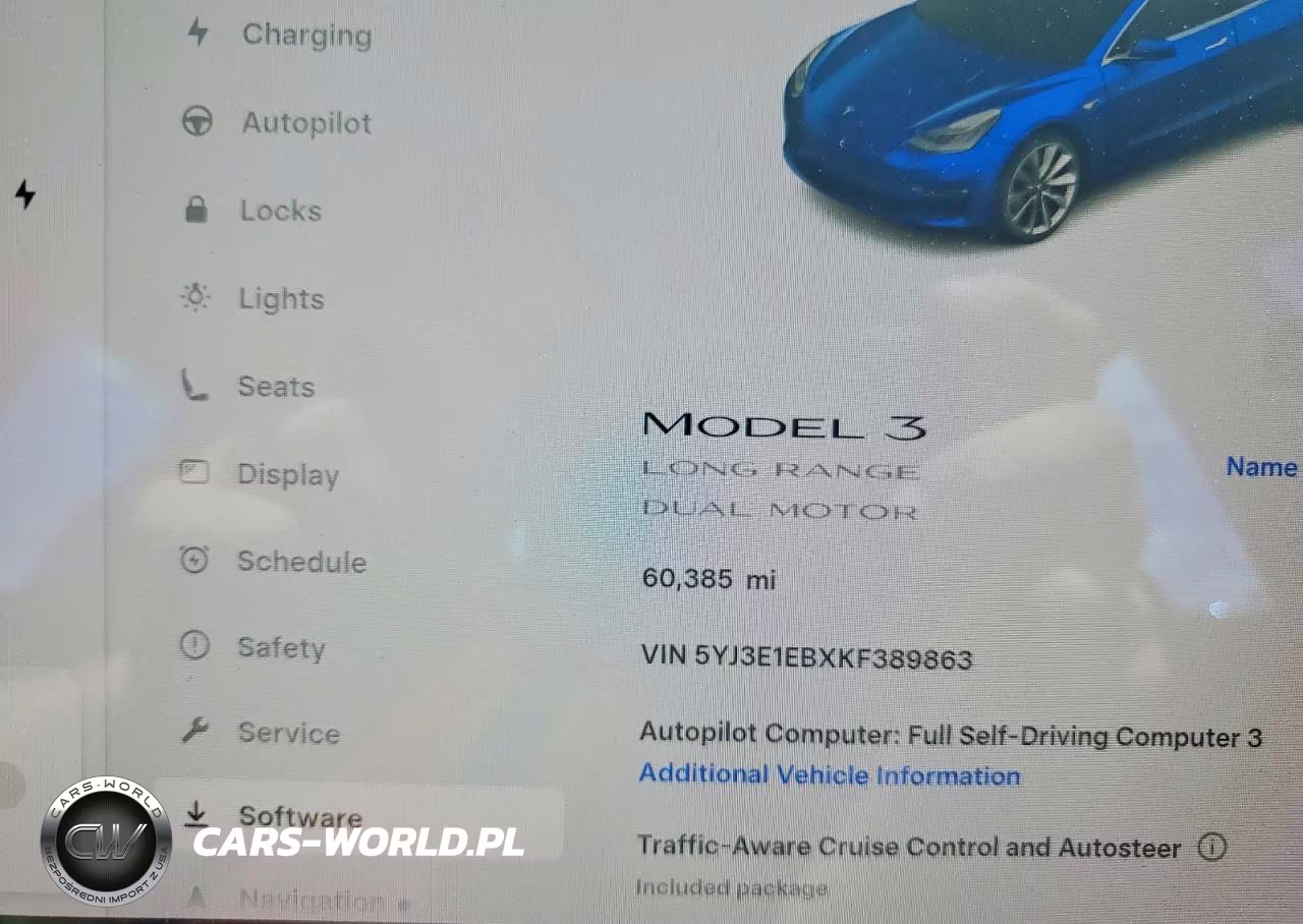 2019 Tesla Model 3 VIN:5YJ3E1EBXKF389863 - 9