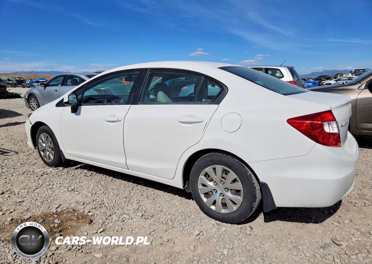 2012 Honda Civic Lx VIN:2HGFB2F53CH567551 - 2