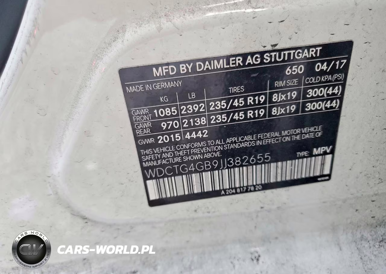 2018 Mercedes-Benz Gla 250 4Matic VIN:WDCTG4GB9JJ382655 - 13