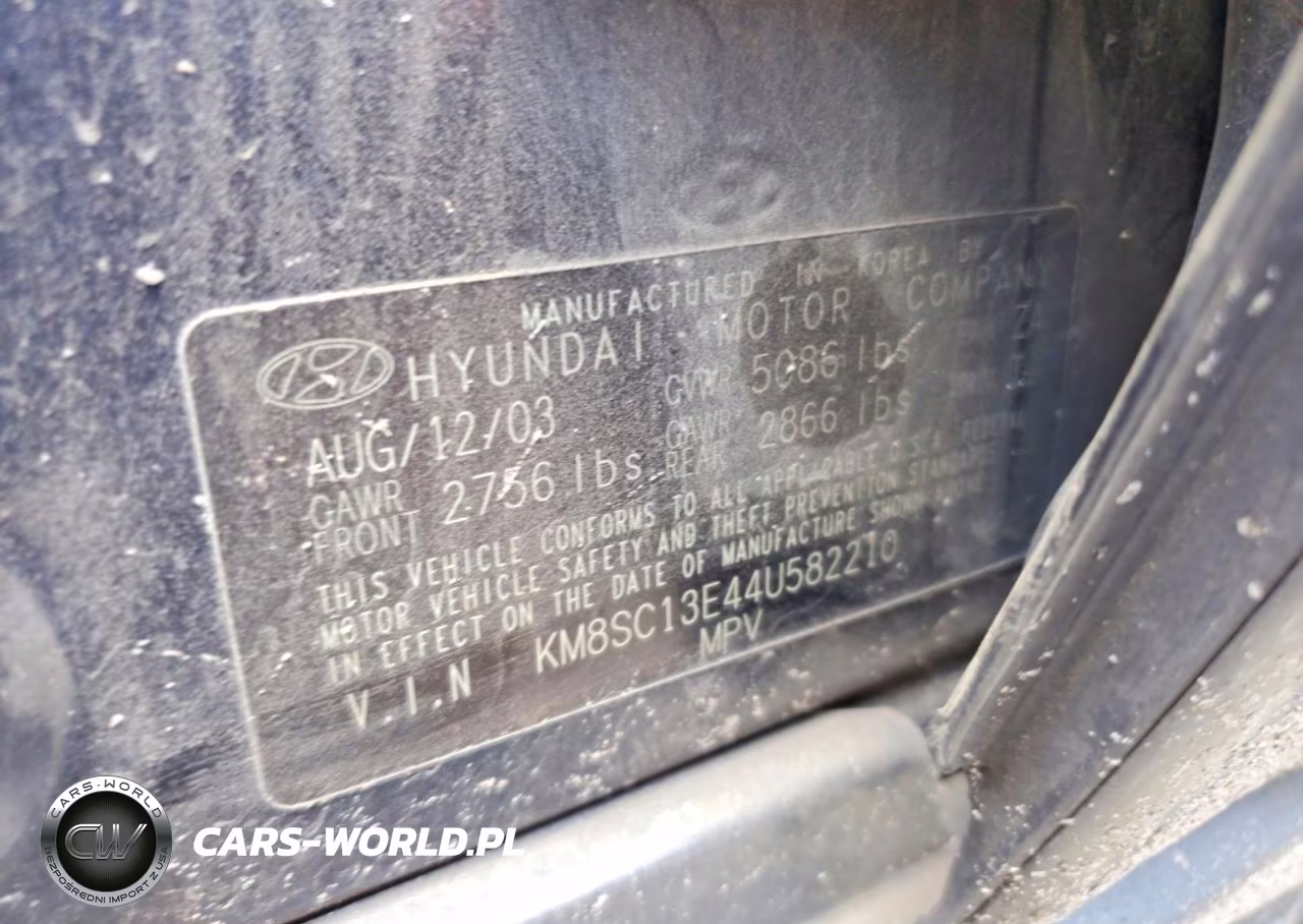 2004 Hyundai Santa Fe Gls VIN:KM8SC13E44U582210 - 13