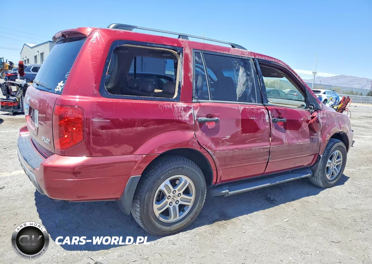 2004 Honda Pilot Exl VIN:2HKYF18624H598763 - 3