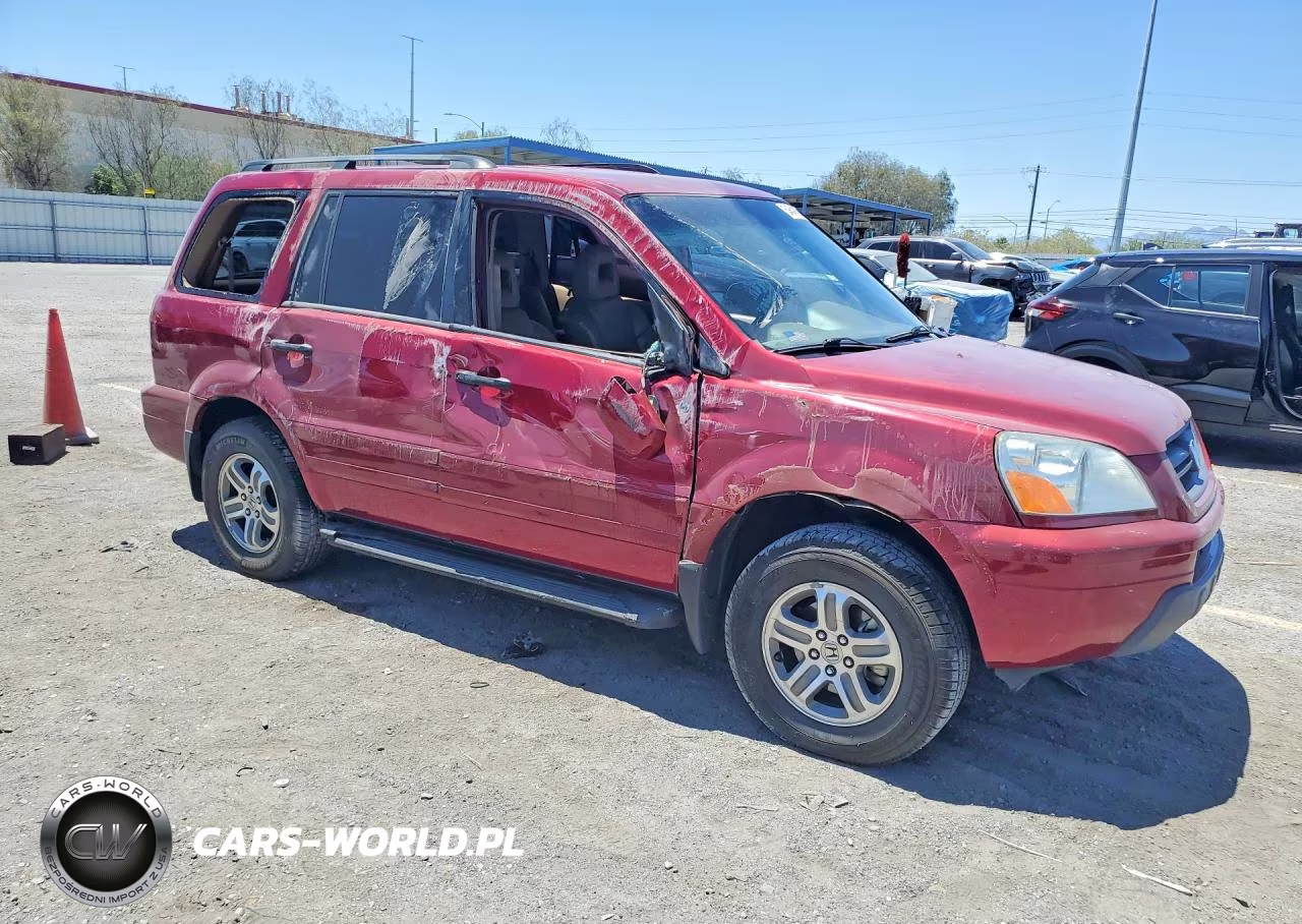 2004 Honda Pilot Exl VIN:2HKYF18624H598763 - 4