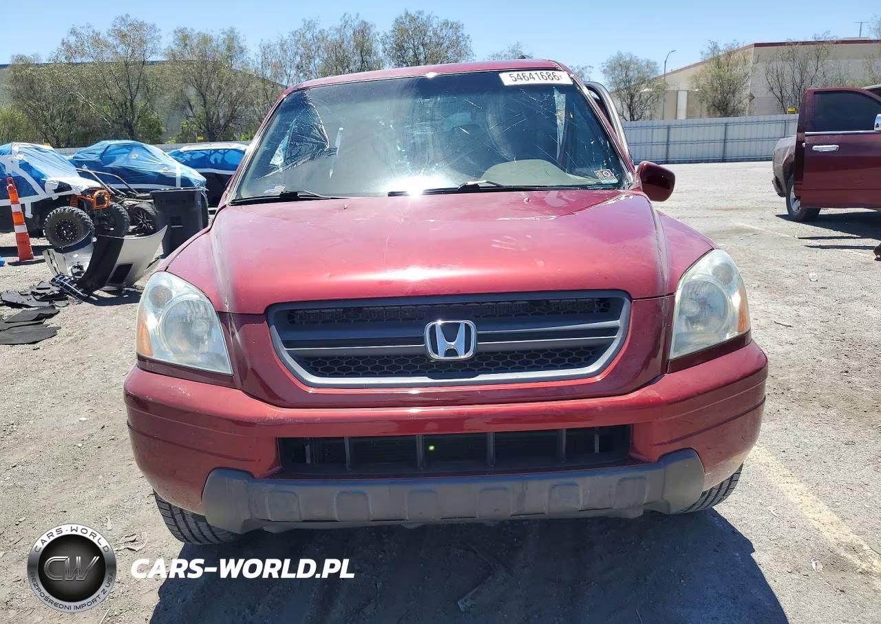2004 Honda Pilot Exl VIN:2HKYF18624H598763 - 5