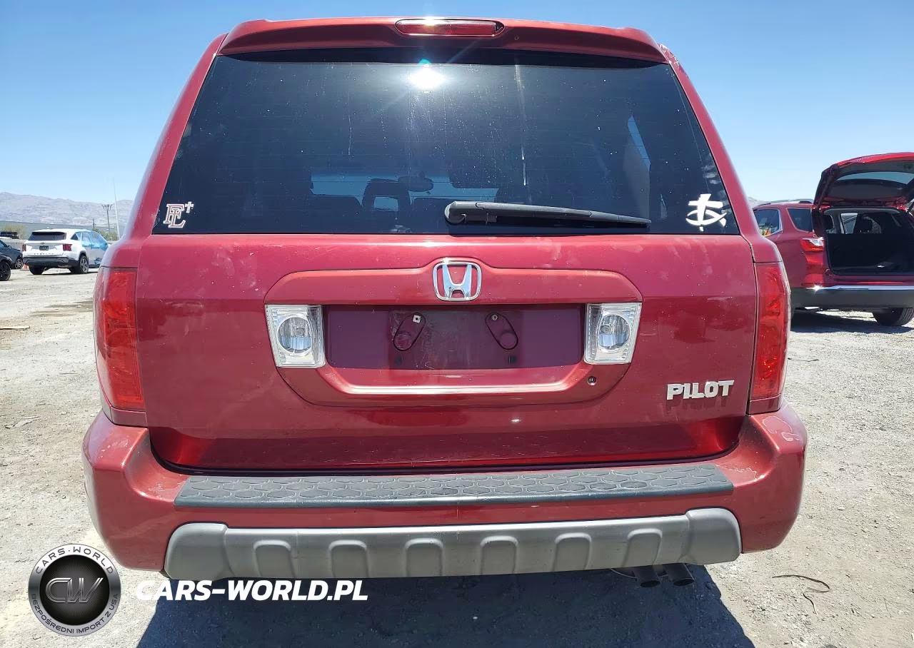 2004 Honda Pilot Exl VIN:2HKYF18624H598763 - 6