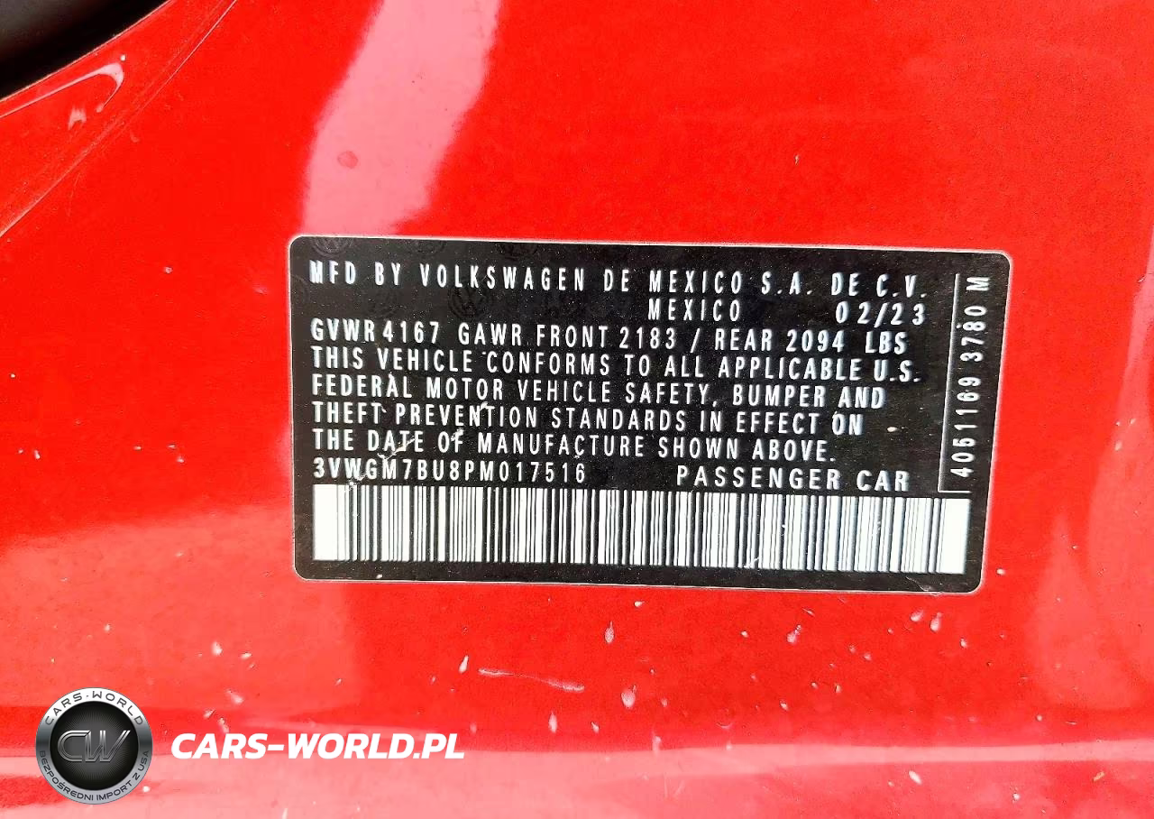 2023 Volkswagen Jetta Sel VIN:3VWGM7BU8PM017516 - 13