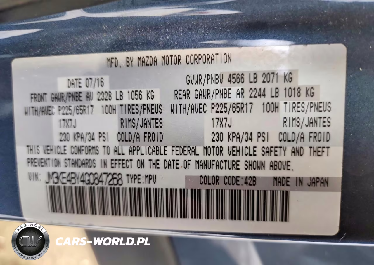 2016 Mazda Cx-5 Sport VIN:JM3KE4BY4G0847268 - 13