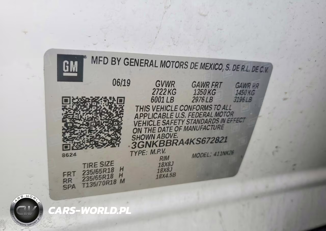 2019 Chevrolet Blazer 1Lt VIN:3GNKBBRA4KS672821 - 13