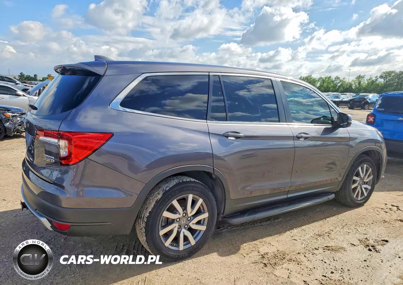 2021 Honda Pilot Exl VIN:5FNYF5H54MB045030 - 3