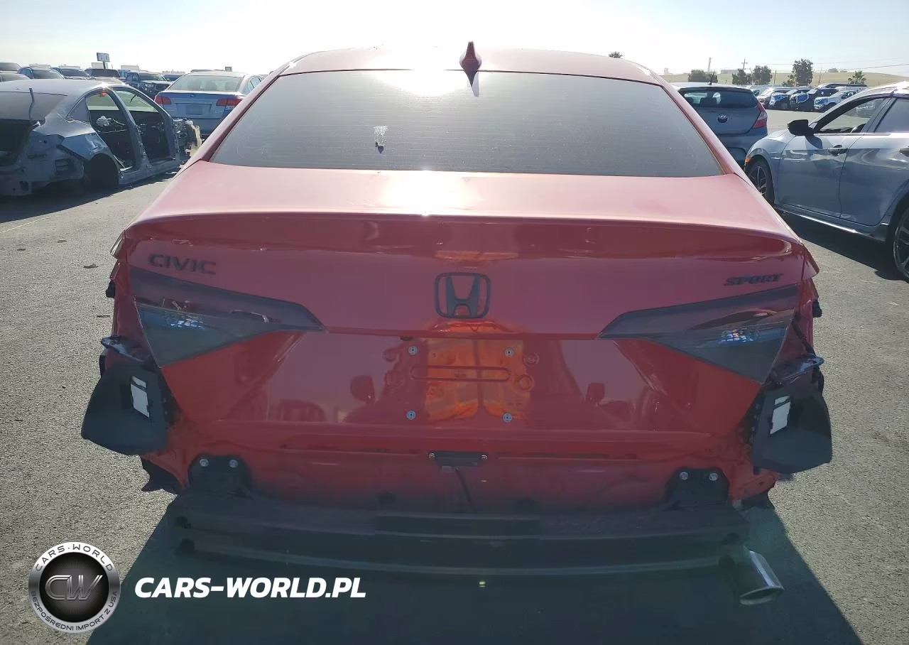 2025 Honda Civic Sport VIN:2HGFE2F54SH576801 - 6