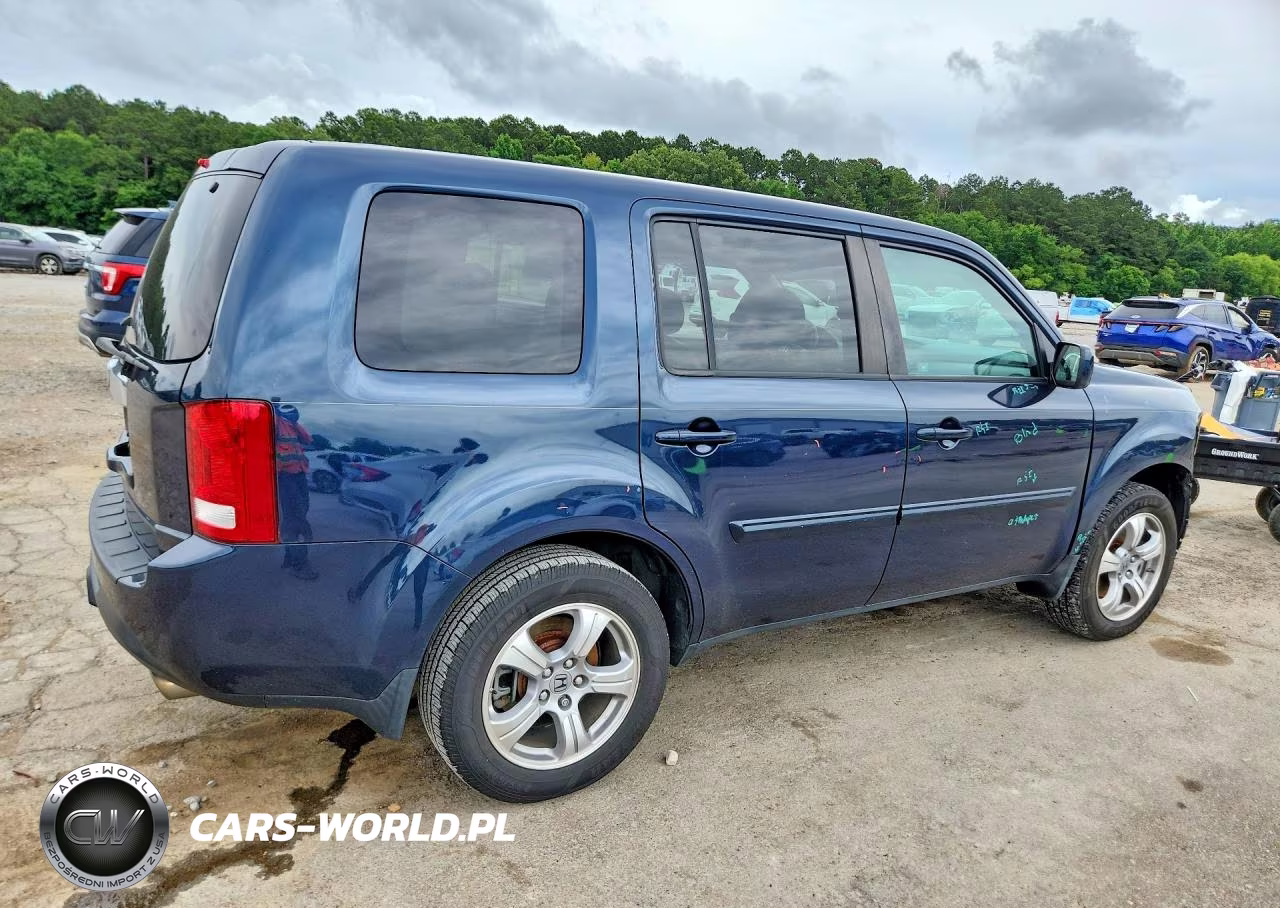 2012 Honda Pilot Ex VIN:5FNYF3H42CB007046 - 3