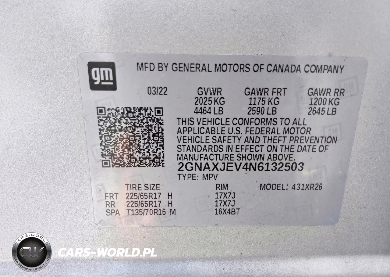 2022 Chevrolet Equinox Lt VIN:2GNAXJEV4N6132503 - 13