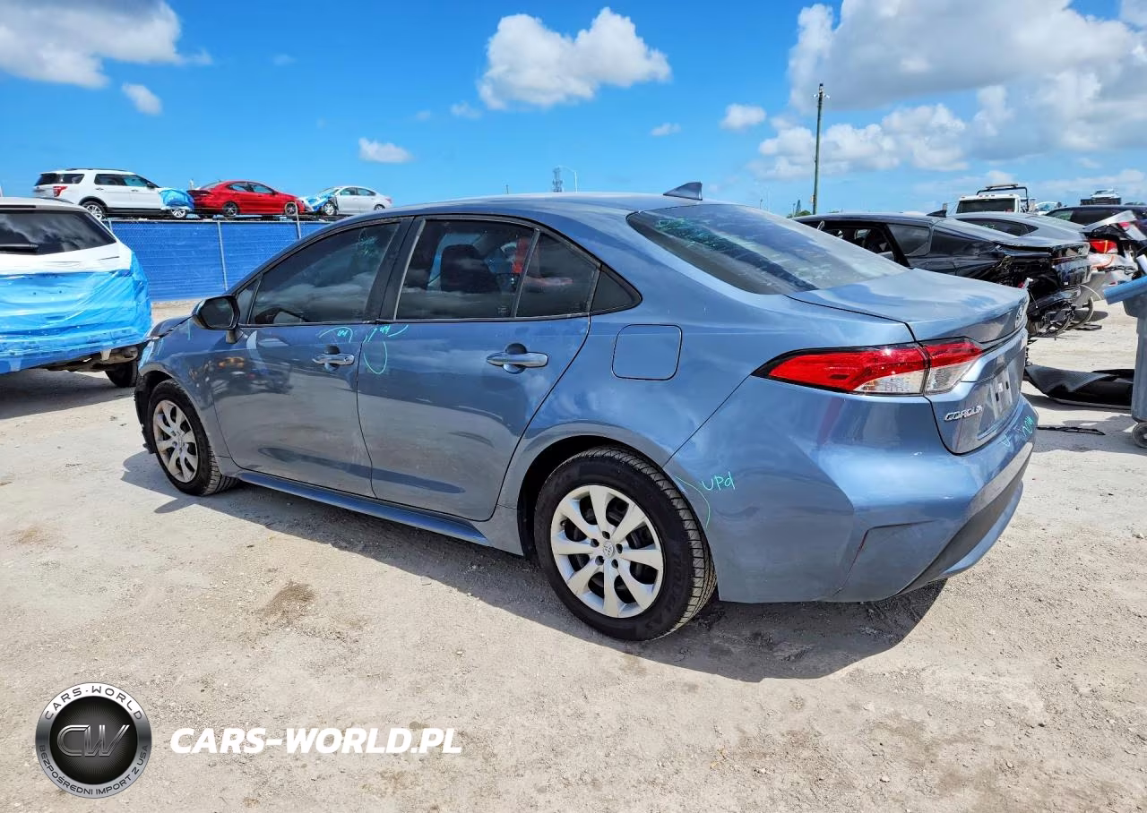 2021 Toyota Corolla Le VIN:5YFEPMAE5MP153391 - 2