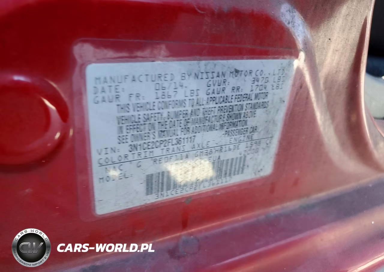2015 Nissan Versa Note S Plus VIN:3N1CE2CP2FL361117 - 12