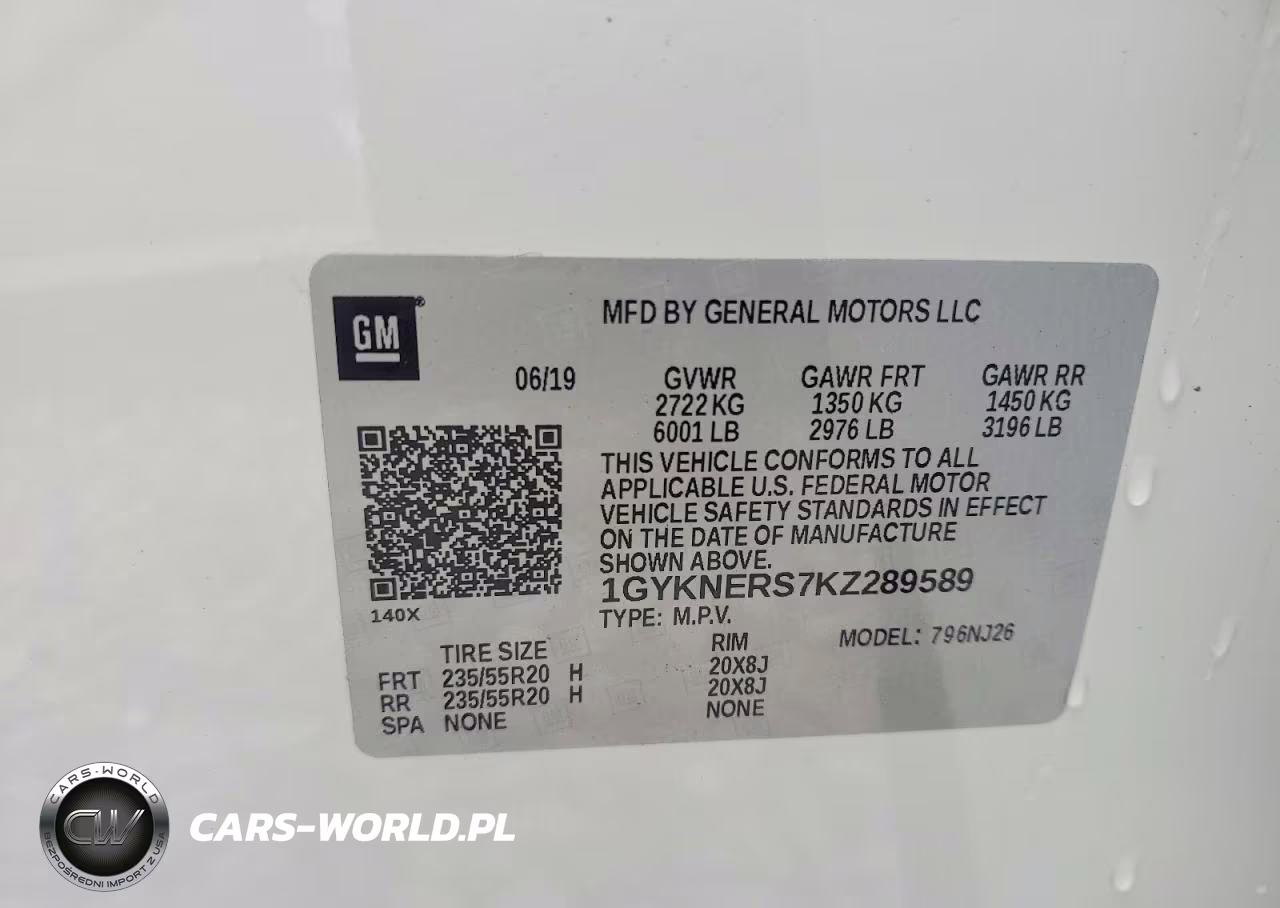 2019 Cadillac Xt5 Premium Luxury VIN:1GYKNERS7KZ289589 - 13