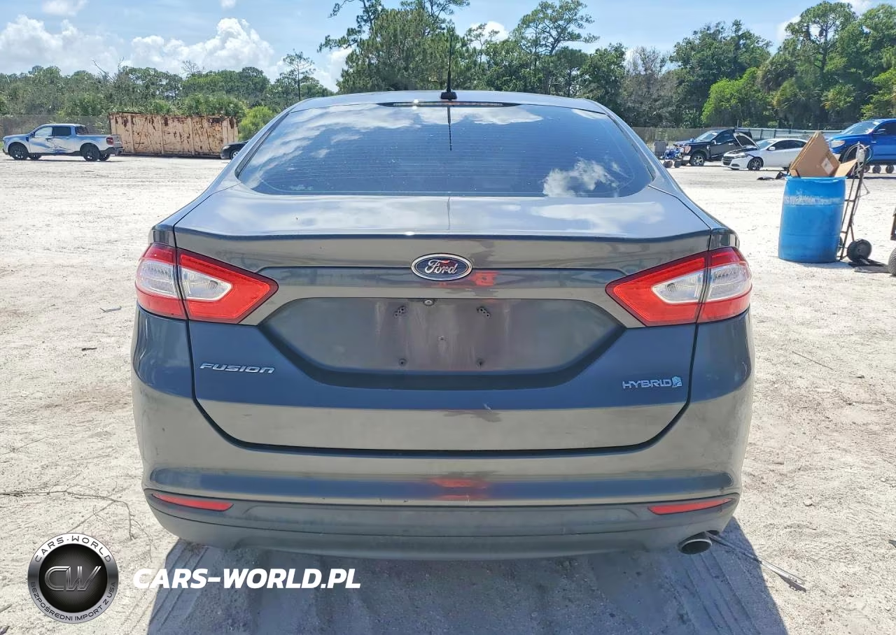 2016 Ford Fusion S Hybrid VIN:3FA6P0UU0GR126992 - 6