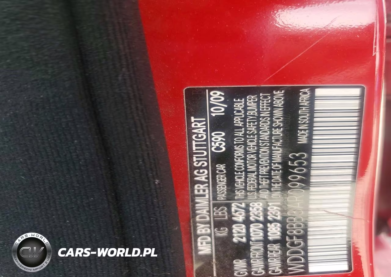 2010 Mercedes-Benz C 300 4Matic VIN:WDDGF8BB3AR099653 - 12