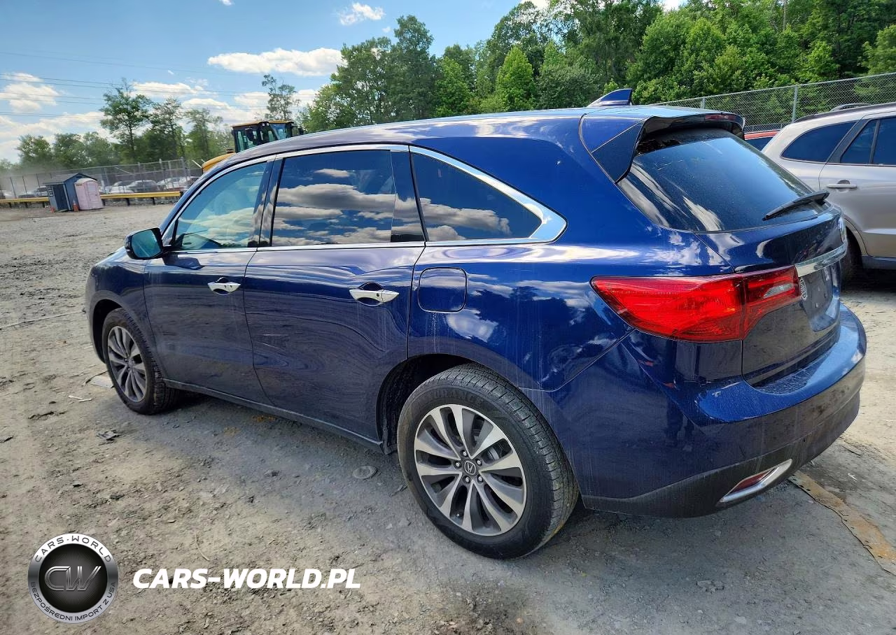 2016 Acura Mdx Technology VIN:5FRYD4H45GB051395 - 2