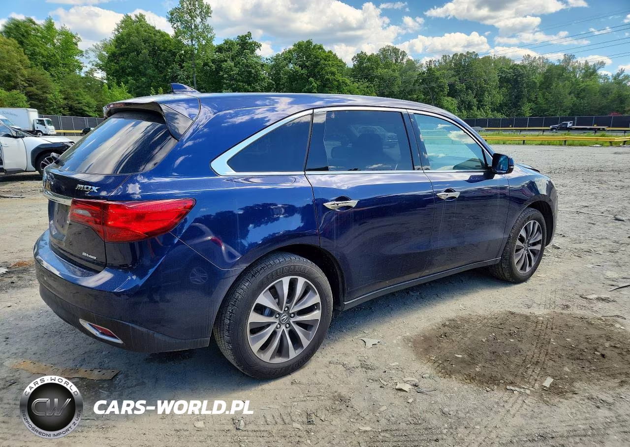 2016 Acura Mdx Technology VIN:5FRYD4H45GB051395 - 3