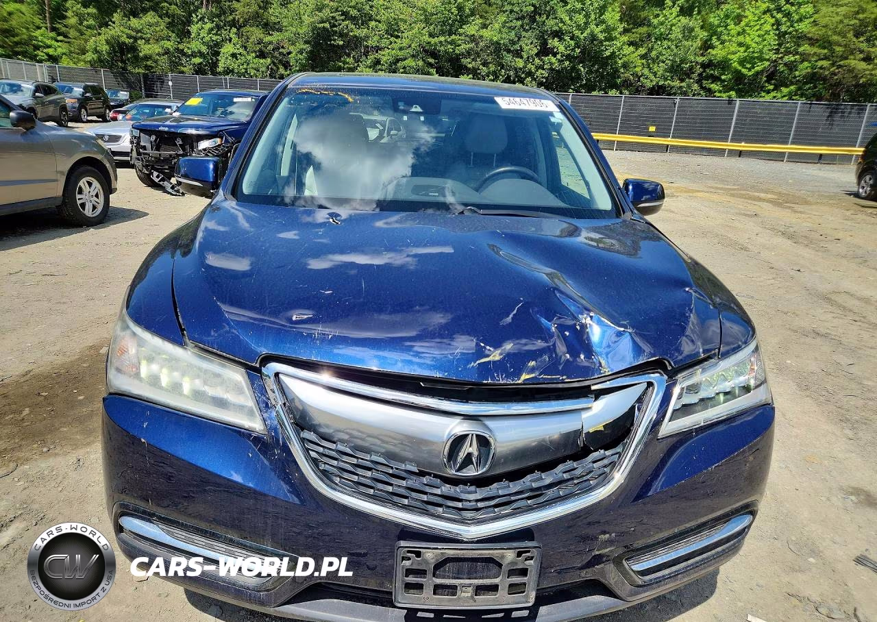 2016 Acura Mdx Technology VIN:5FRYD4H45GB051395 - 5