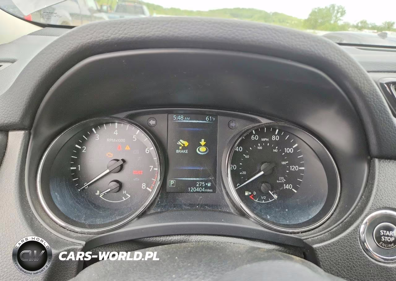 2017 Nissan Rogue Sv VIN:JN8AT2MV2HW016243 - 9