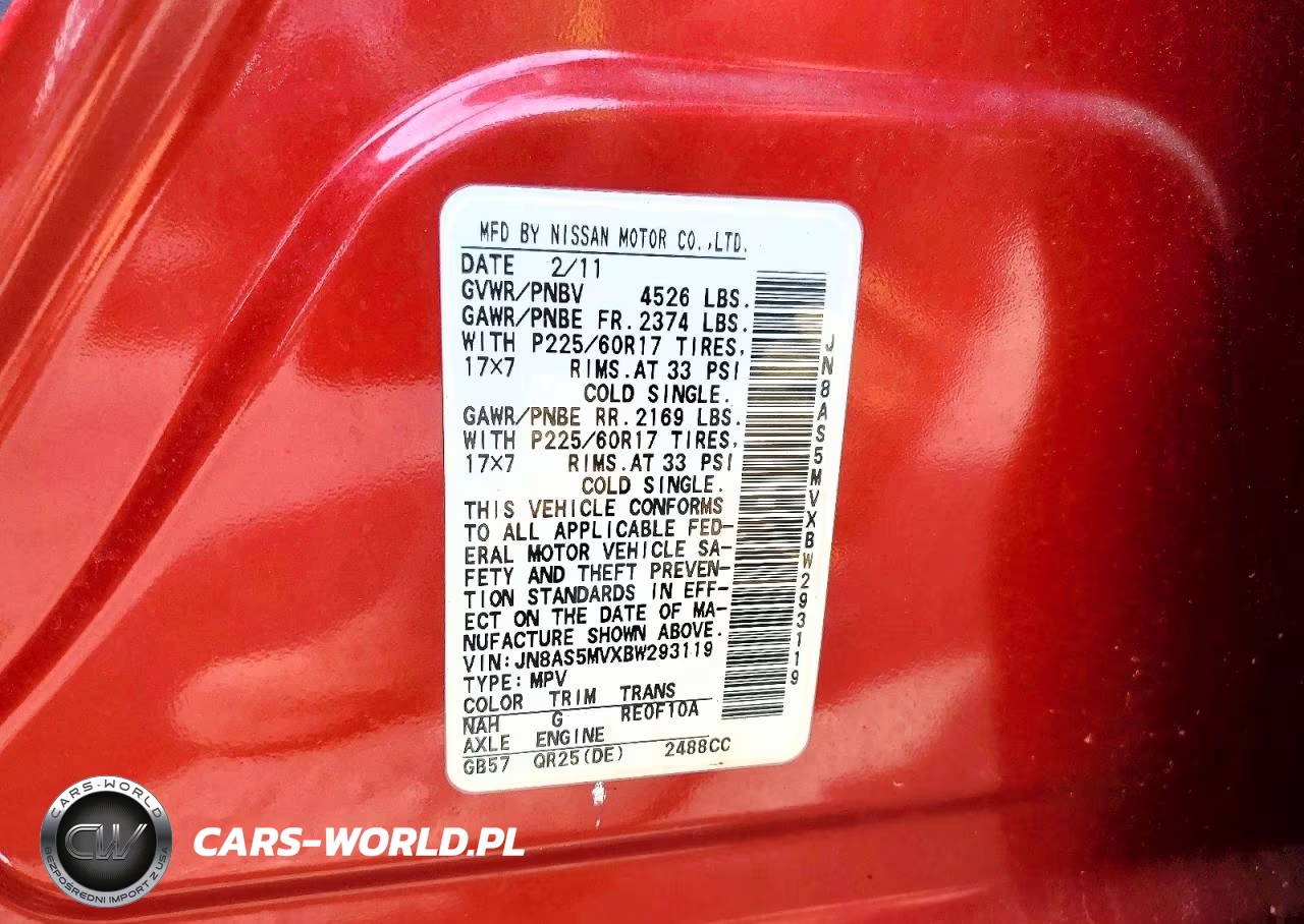 2011 Nissan Rogue S VIN:JN8AS5MVXBW293119 - 13