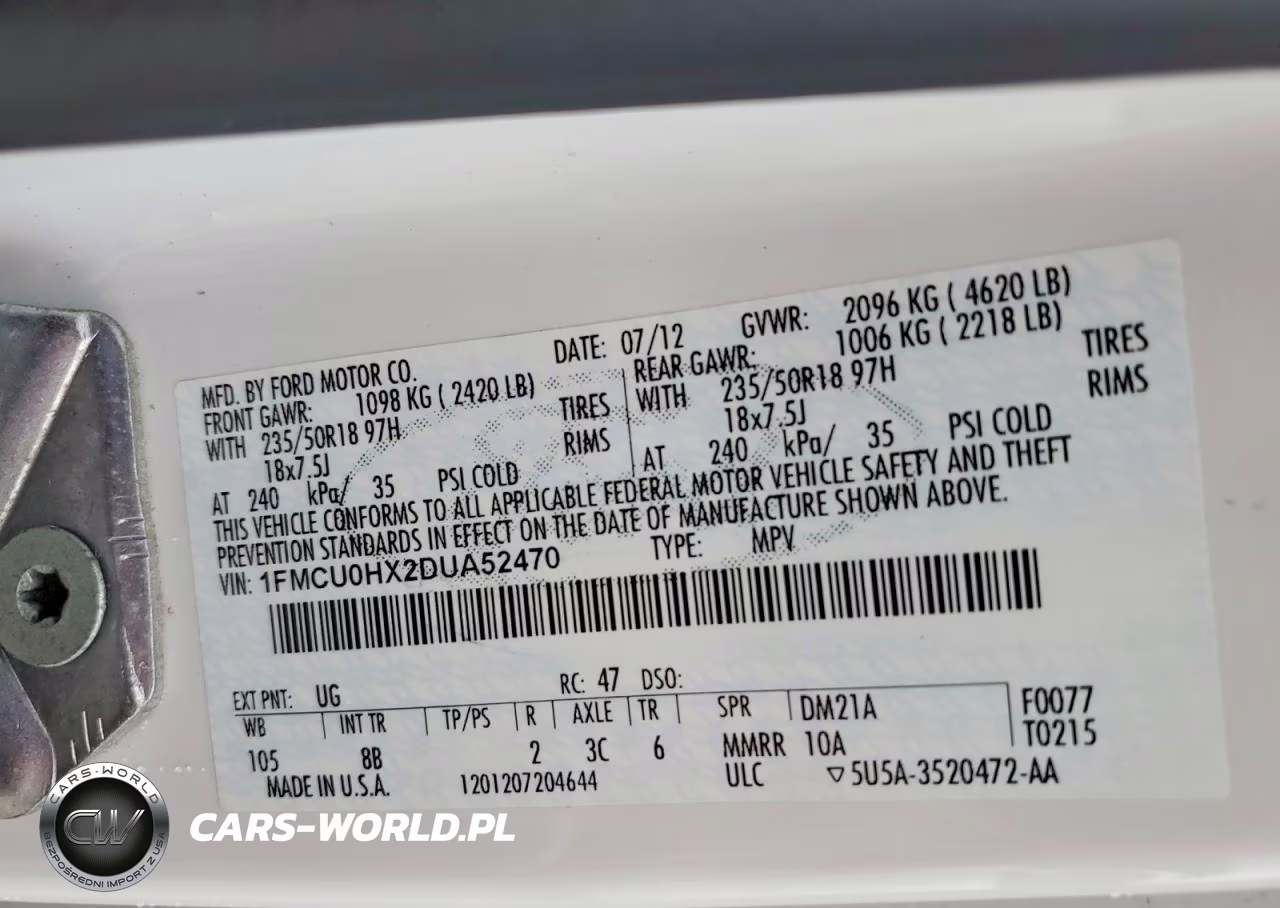 2013 Ford Escape Sel VIN:1FMCU0HX2DUA52470 - 14