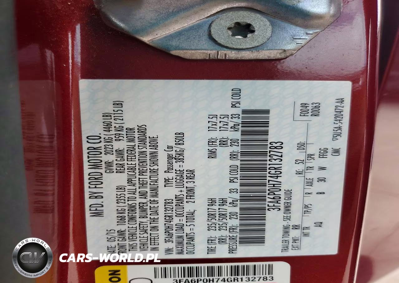 2016 Ford Fusion Se VIN:3FA6P0H74GR132783 - 12