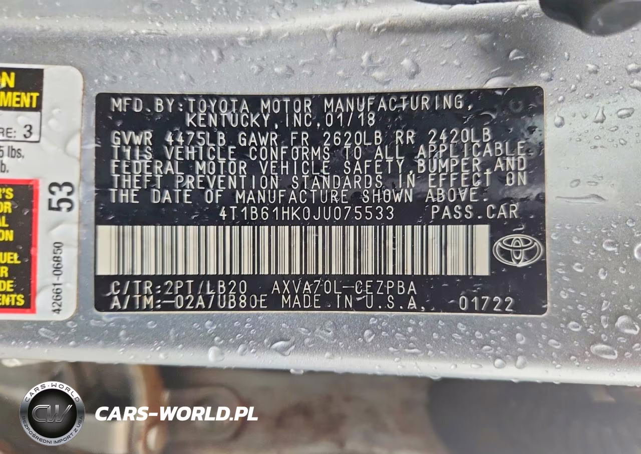 2018 Toyota Camry Xse VIN:4T1B61HK0JU075533 - 12