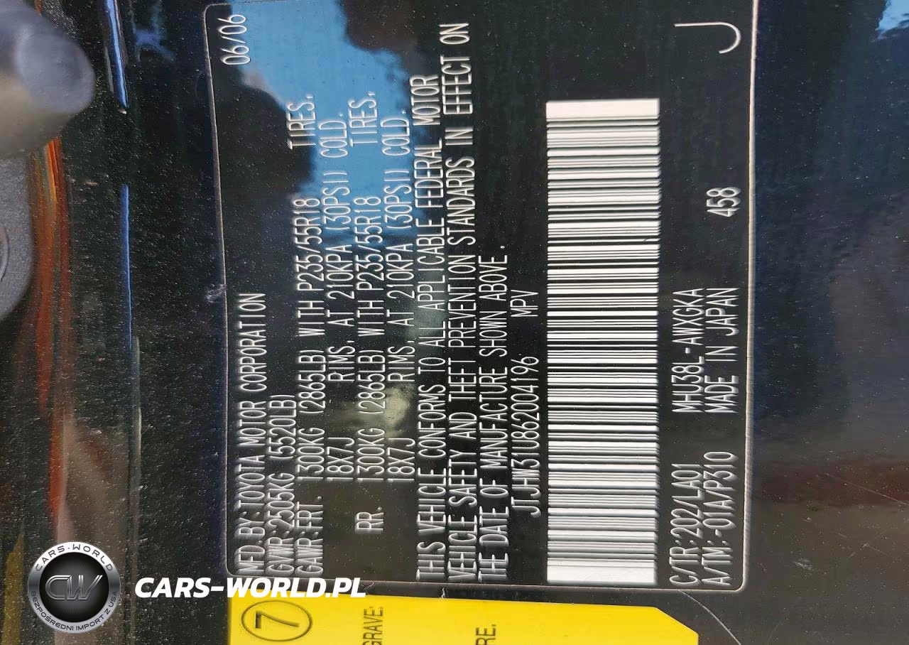 2006 Lexus Rx 400 VIN:JTJHW31U862004196 - 13