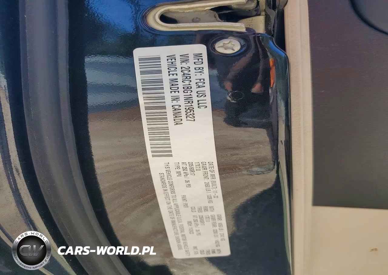 2022 Chrysler Pacifica Touring L VIN:2C4RC1BG1NR195327 - 14