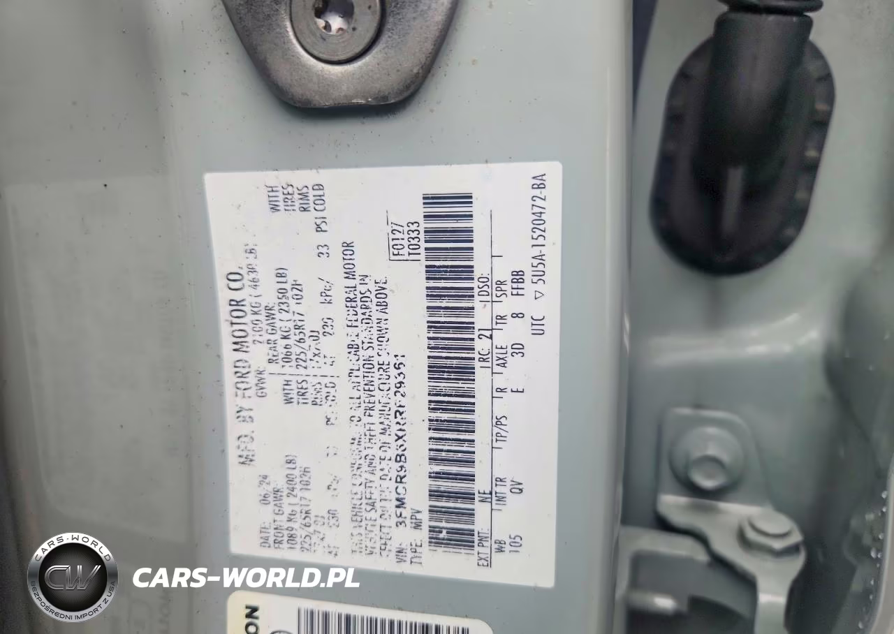 2024 Ford Bronco Sport Big Bend VIN:3FMCR9B6XRRF29361 - 12