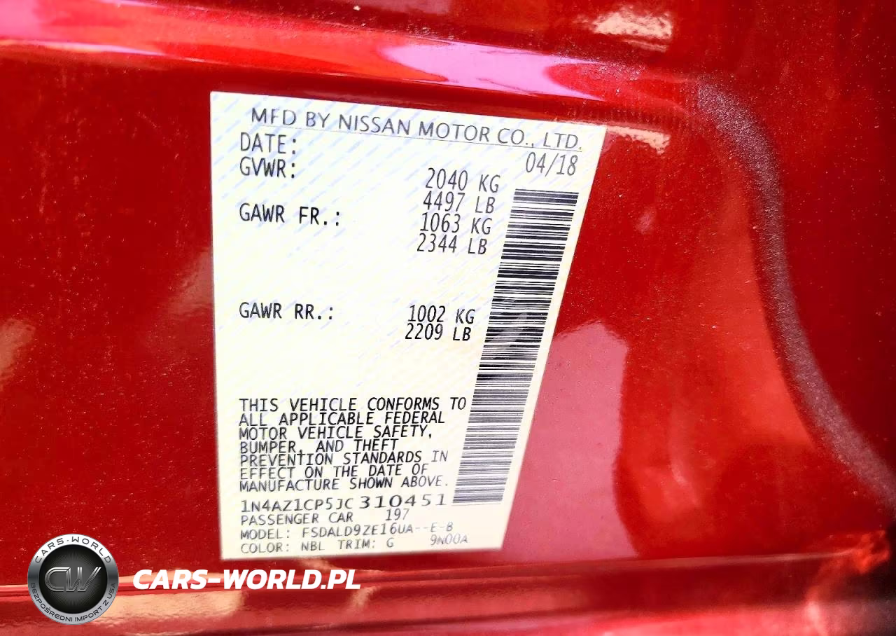 2018 Nissan Leaf Sv VIN:1N4AZ1CP5JC310451 - 13