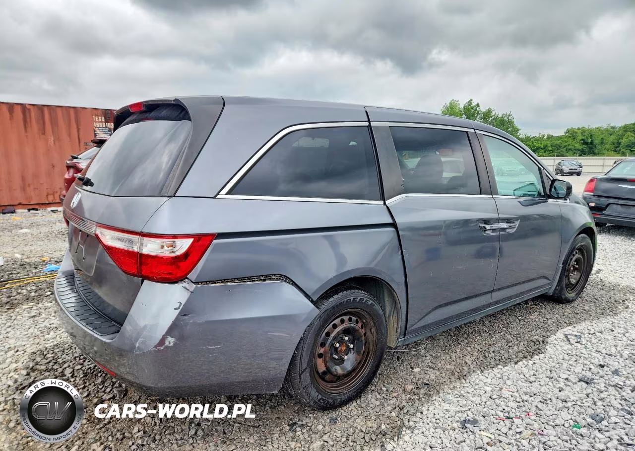 2012 Honda Odyssey Exl VIN:5FNRL5H65CB011652 - 3