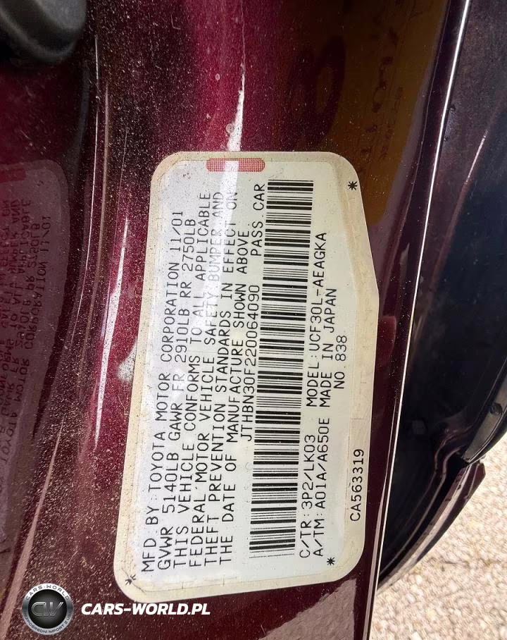 2002 Lexus Ls 430 VIN:JTHBN30F220064090 - 10