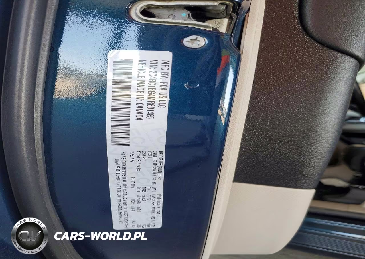 2021 Chrysler Pacifica Touring L VIN:2C4RC1BG4MR601485 - 14
