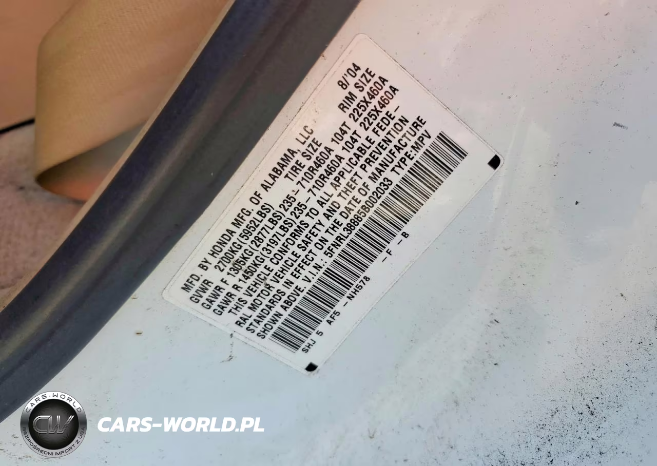 2005 Honda Odyssey Touring VIN:5FNRL38885B002033 - 13
