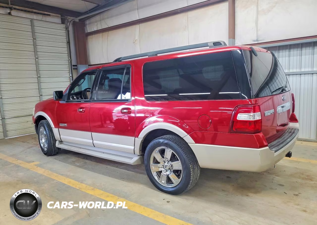 2008 FORD EXPEDITION EL EDDIE BAUER VIN:1FMFK17598LA21382 - 2