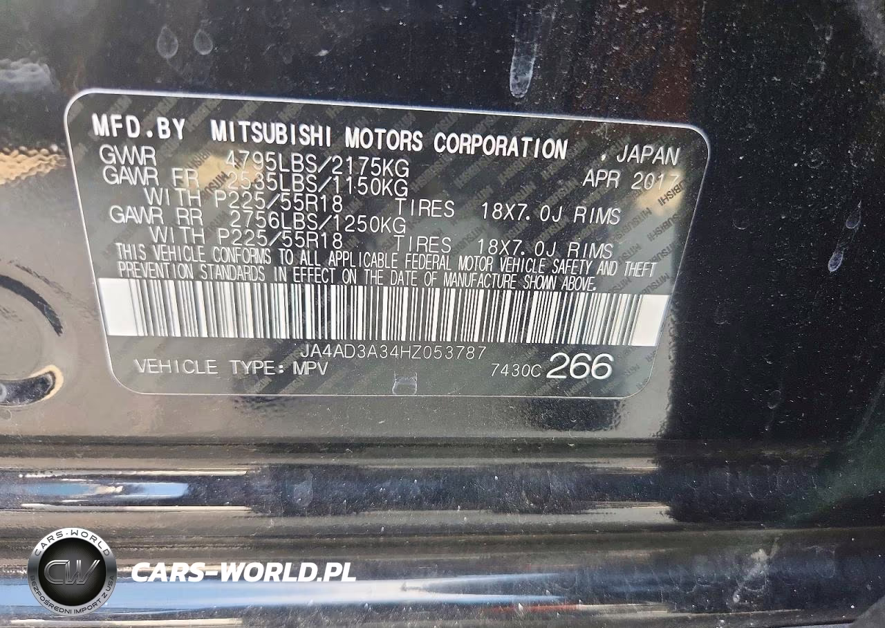 2017 Mitsubishi Outlander Se VIN:JA4AD3A34HZ053787 - 13
