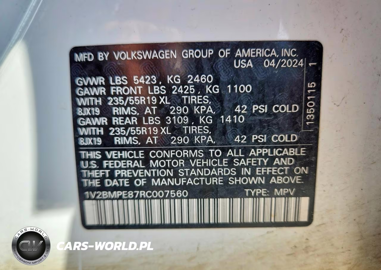 2024 Volkswagen Id.4 VIN:1V2BMPE87RC007560 - 12