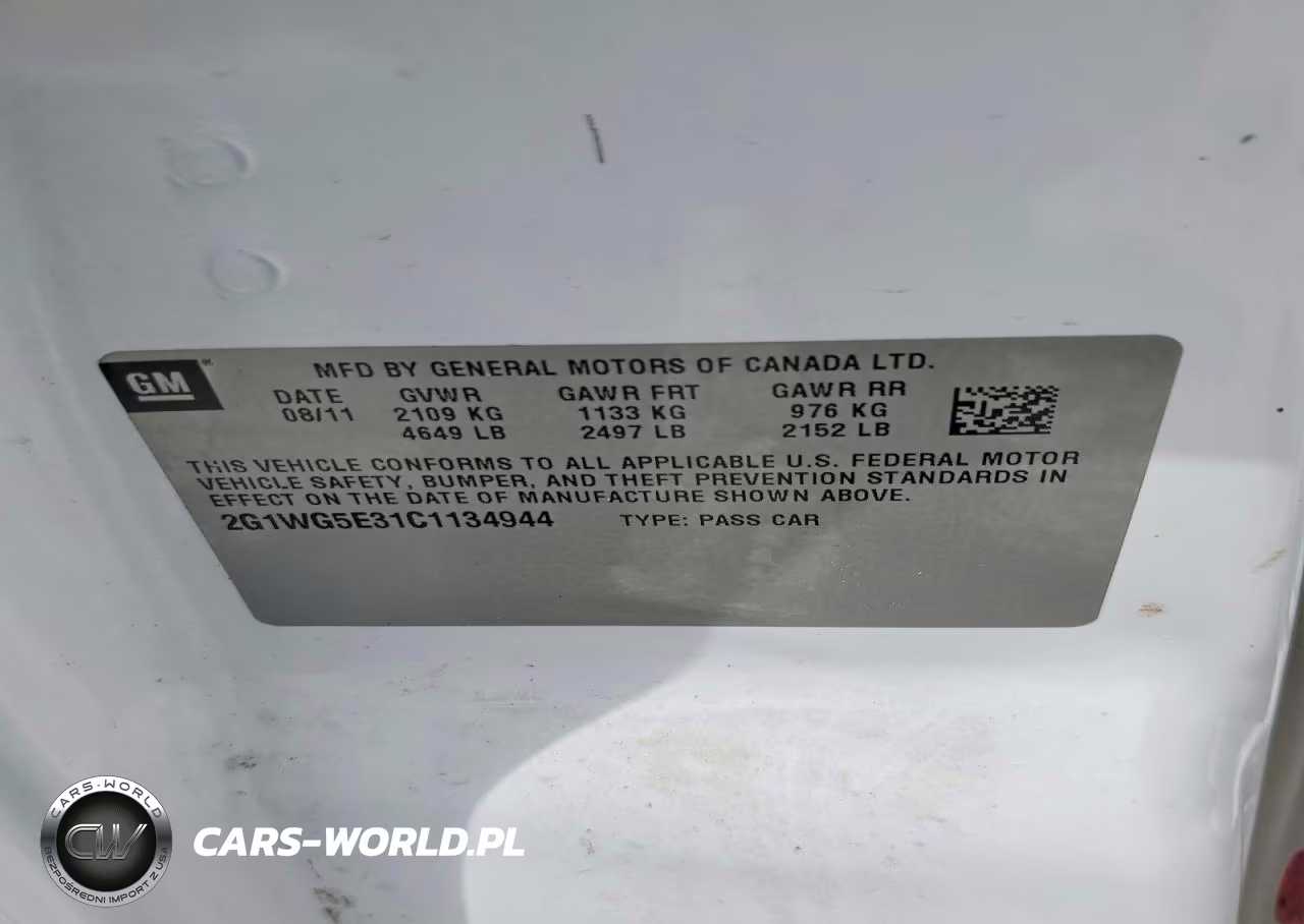 2012 Chevrolet Impala Lt VIN:2G1WG5E31C1134944 - 12