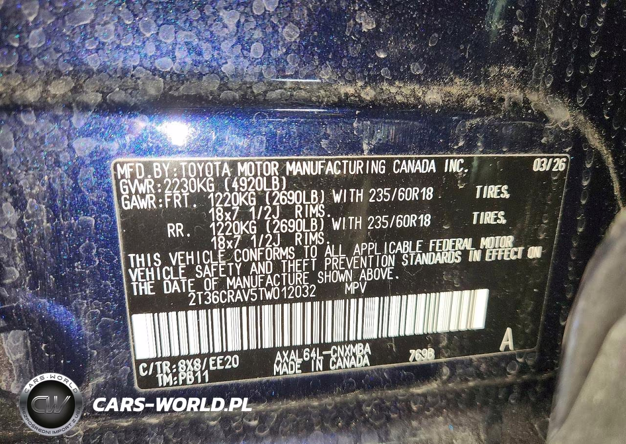 2026 Toyota Rav4 Xle Premium VIN:2T36CRAV5TW012032 - 14