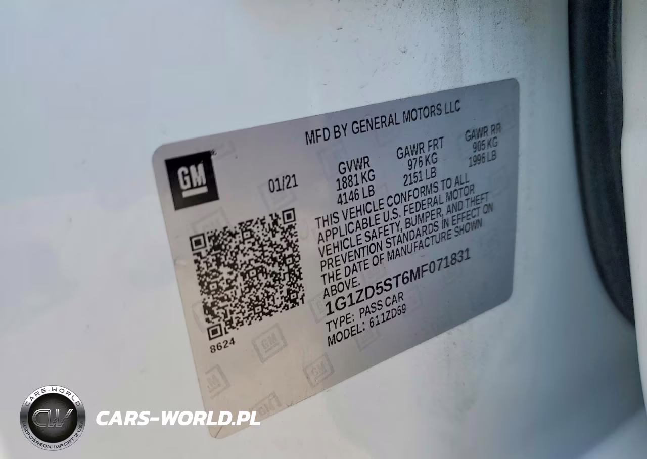 2021 Chevrolet Malibu Lt VIN:1G1ZD5ST6MF071831 - 13