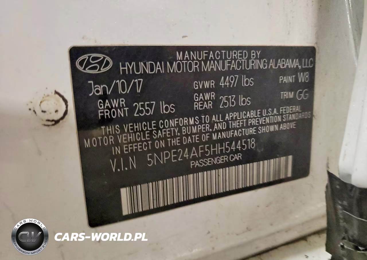 2017 Hyundai Sonata Se VIN:5NPE24AF5HH544518 - 12