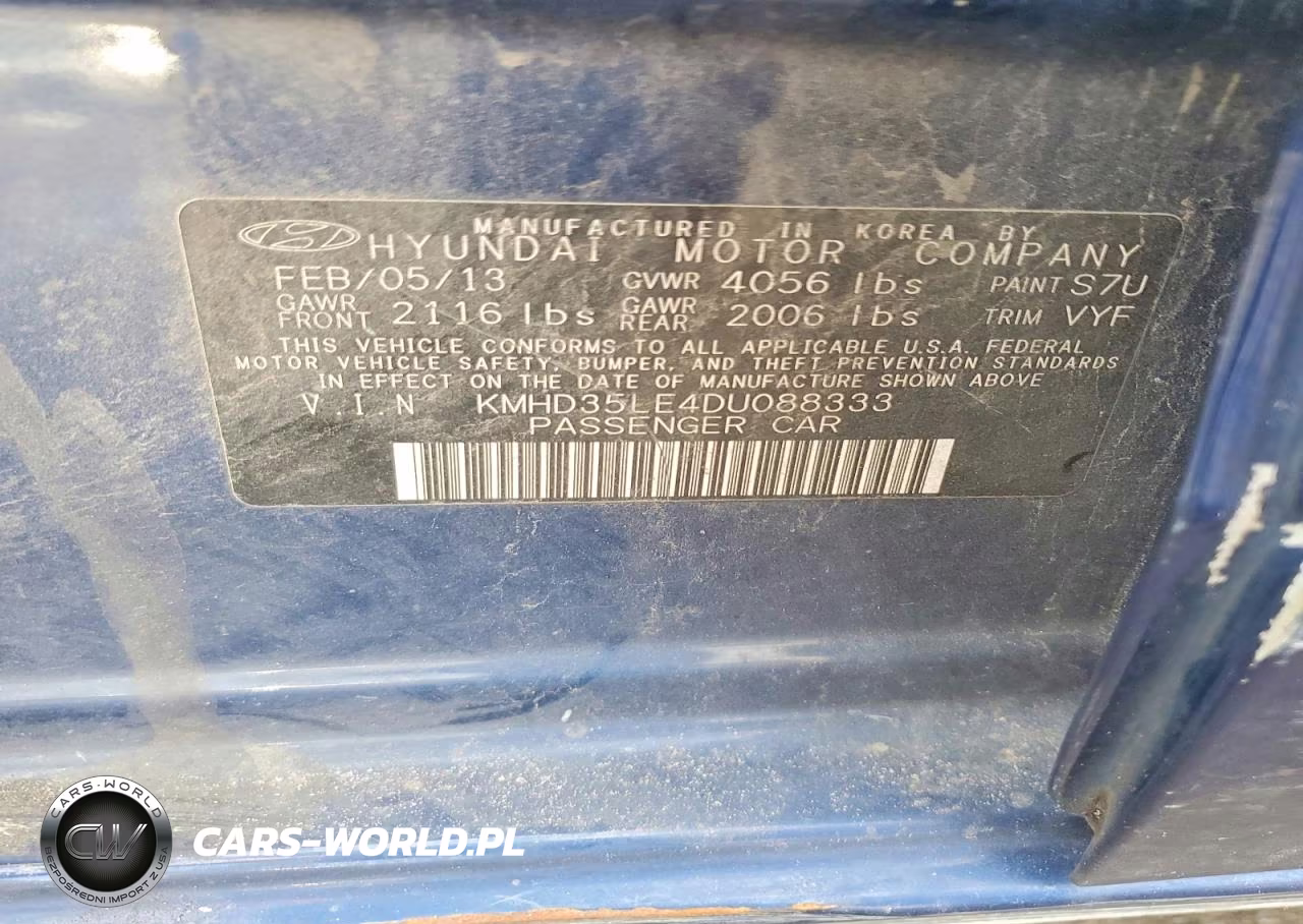 2013 Hyundai Elantra Gt Base VIN:KMHD35LE4DU088333 - 12