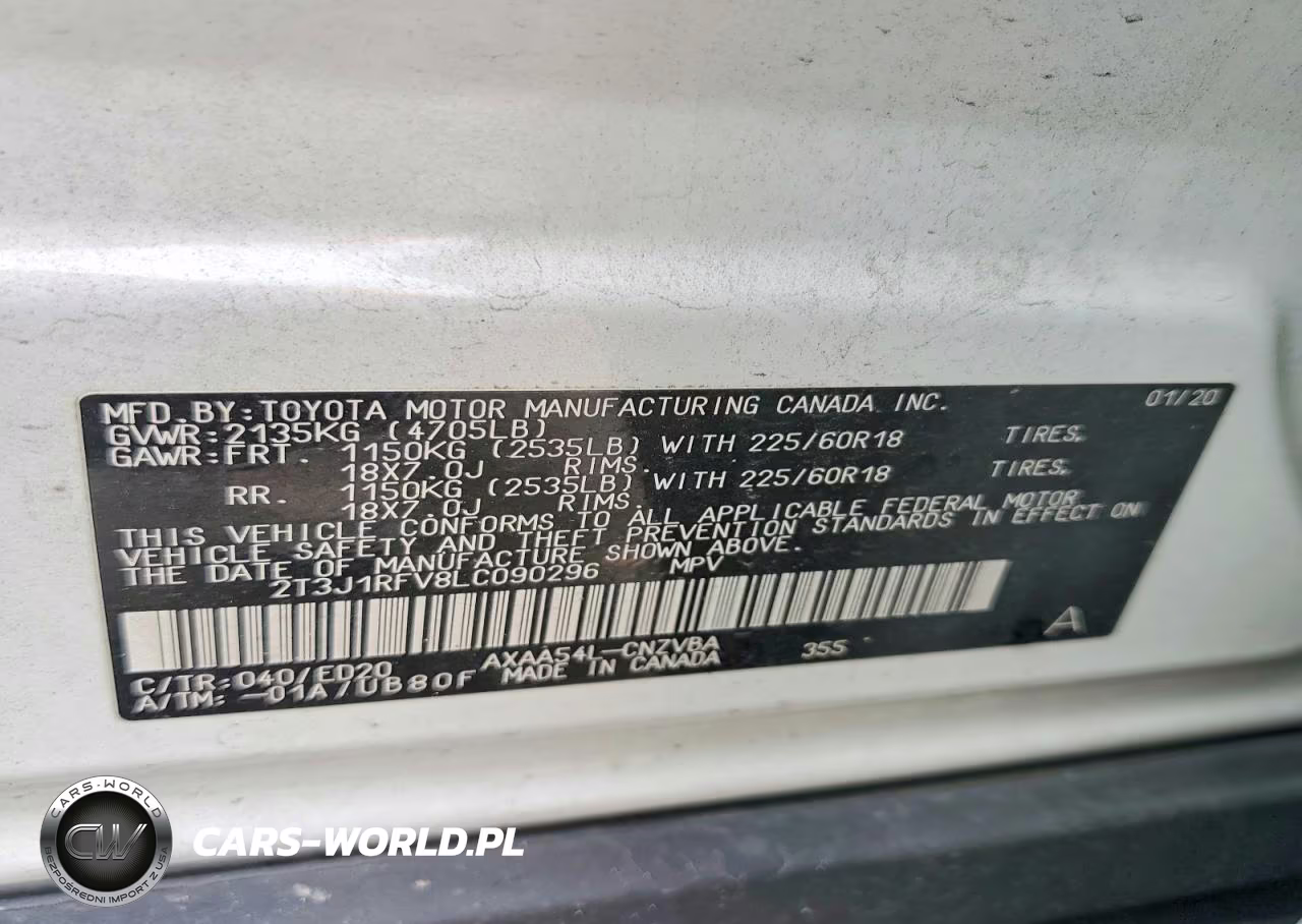 2020 Toyota Rav4 Trd Off-Road VIN:2T3J1RFV8LC090296 - 13