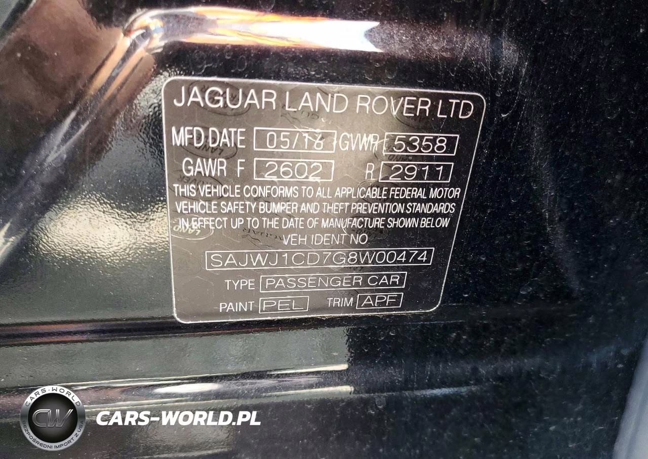 2016 Jaguar Xj VIN:SAJWJ1CD7G8W00474 - 12