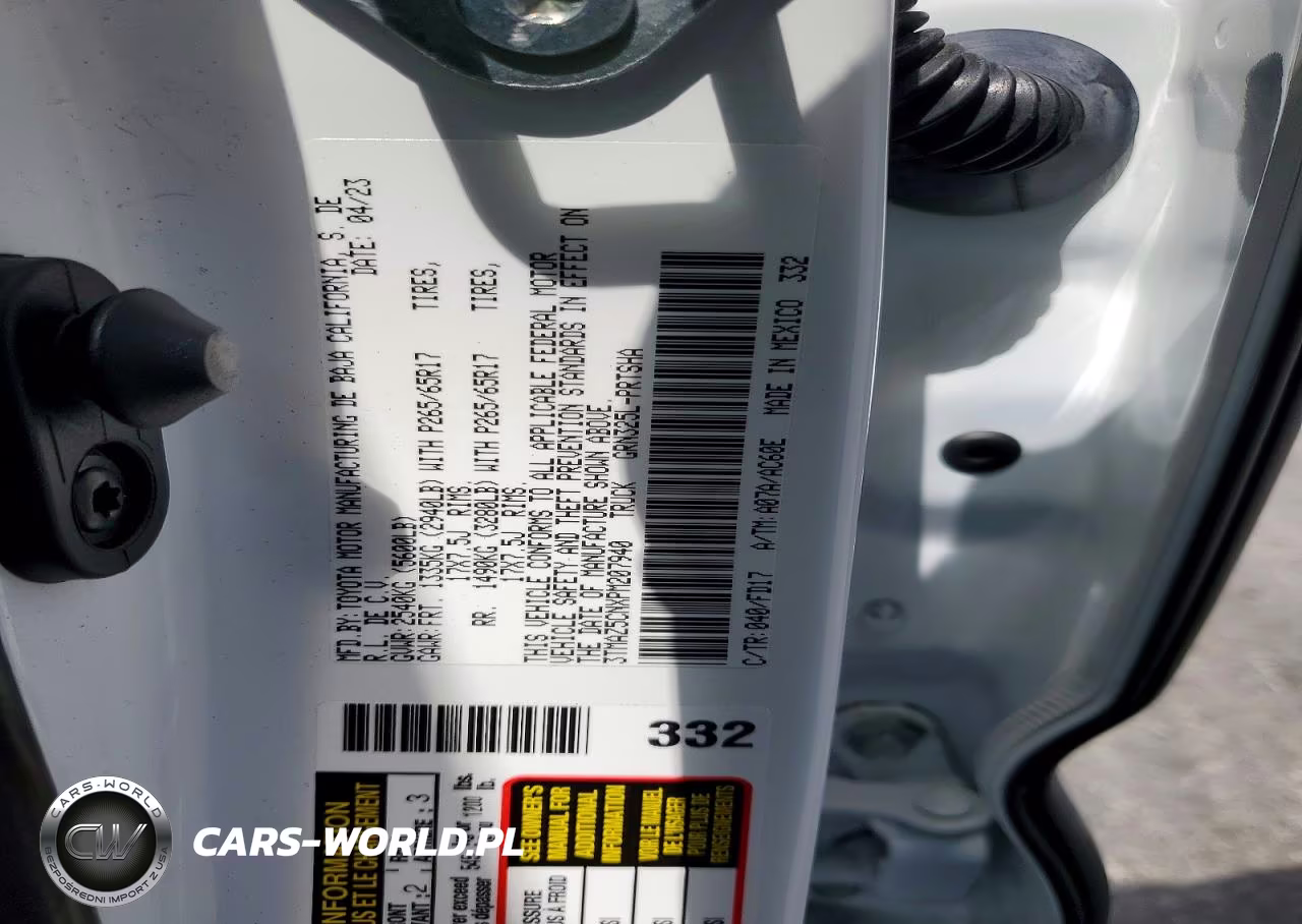 2023 Toyota Tacoma Trd Sport VIN:3TMAZ5CNXPM207940 - 12
