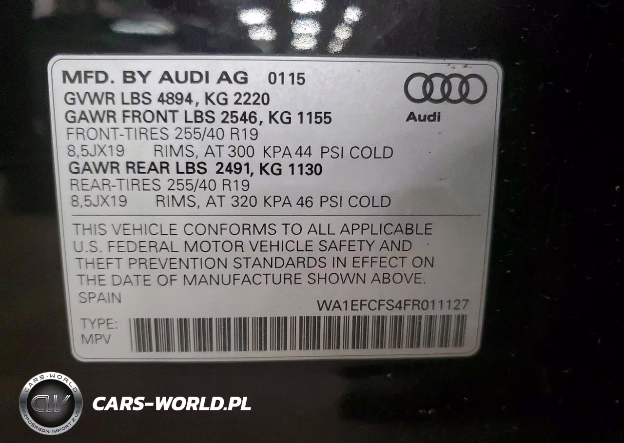 2015 Audi Q3 Premium Plus VIN:WA1EFCFS4FR011127 - 13