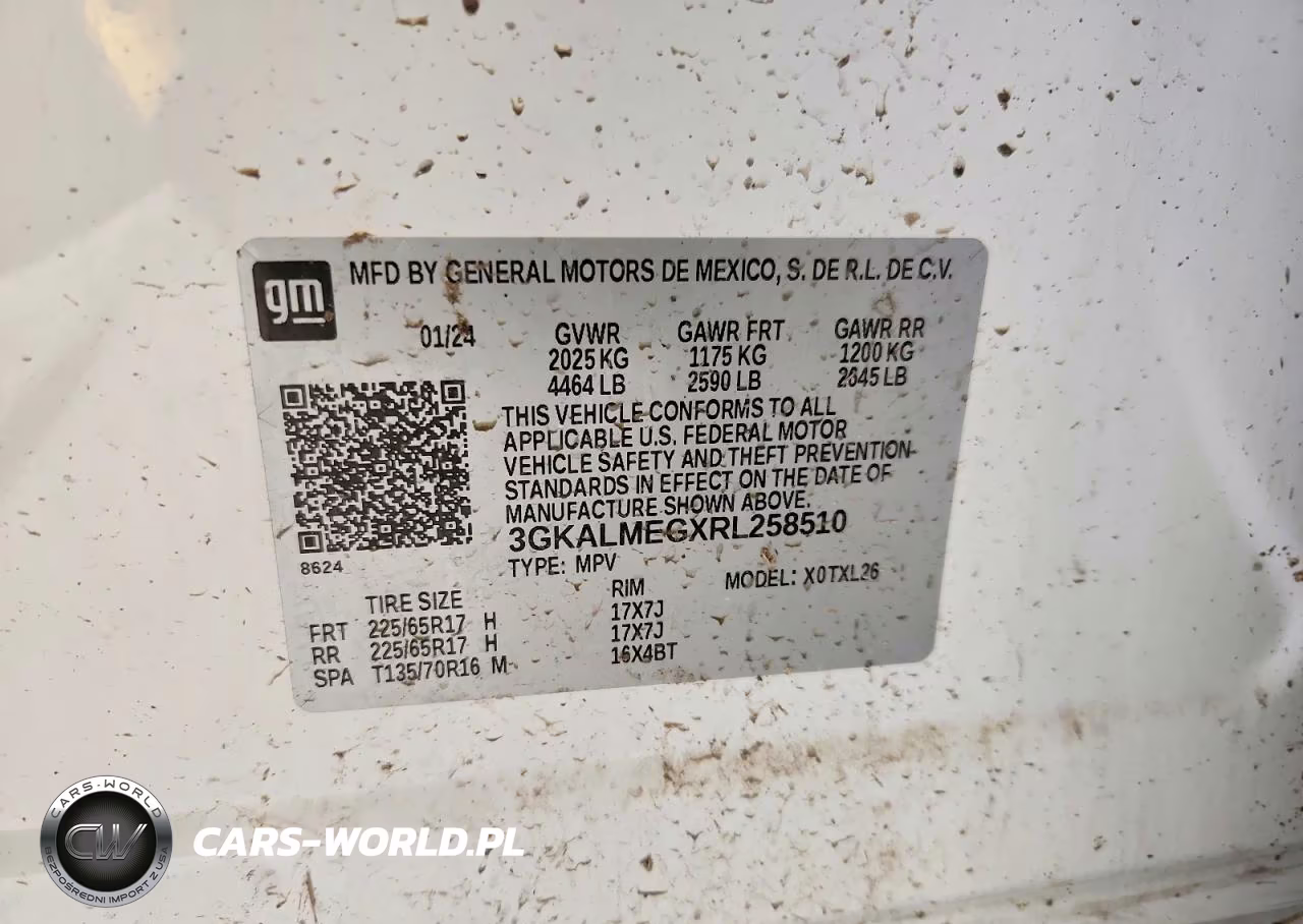 2024 GMC Terrain Sle VIN:3GKALMEGXRL258510 - 13